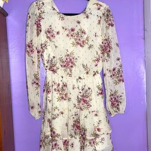 Flowwy Floral White Dress